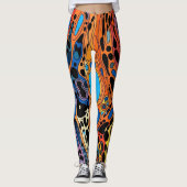Moderne Kunst Broeken Leggings (Voorkant)