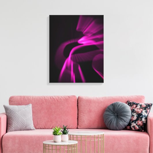 Moderne kunst canvas afdruk (Insitu (Woonkamer))