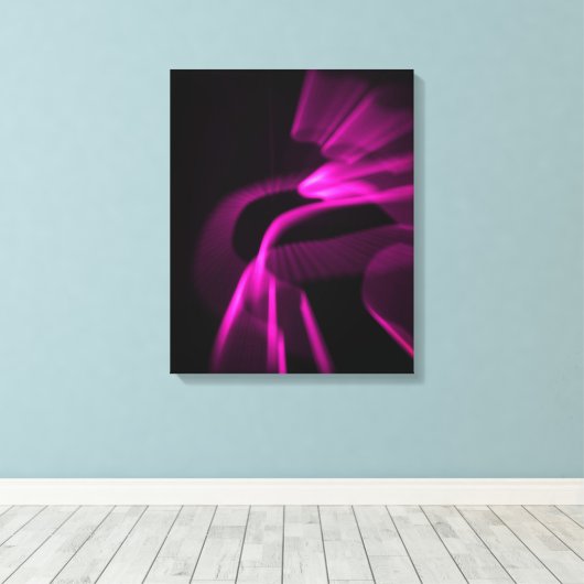 Moderne kunst canvas afdruk (Insitu (Houten vloer))
