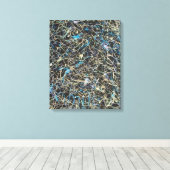 Moderne kunst canvas afdruk (Insitu (Houten vloer))