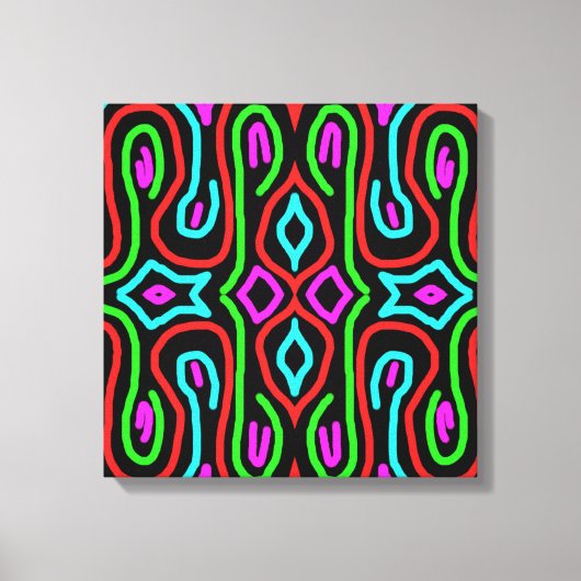 Moderne kunst canvas afdruk (Voorkant)