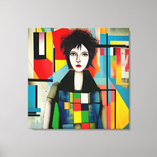 Moderne kunst canvas afdruk