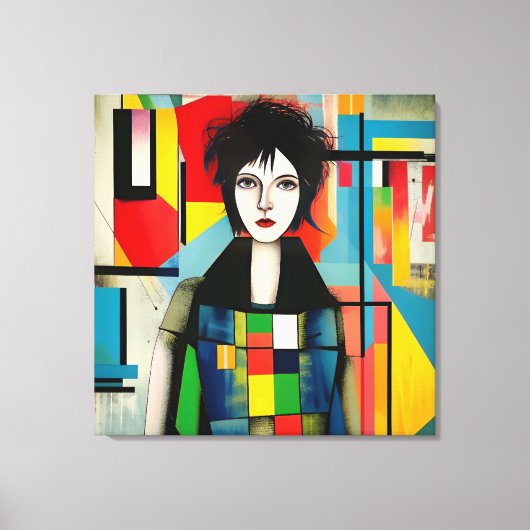 Moderne kunst canvas afdruk (Voorkant)