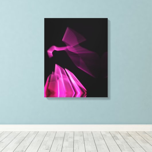 Moderne kunst canvas afdruk (Insitu (Houten vloer))