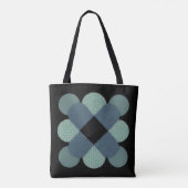 Moderne kunst Canvas tassen. Tote Bag (Achterkant)