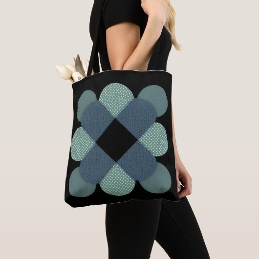 Moderne kunst Canvas tassen. Tote Bag (Dichtbij)