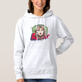 Moderne kunst Cartoon illustratie Retro pop kunst Hoodie