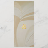 Moderne Kunst Chinese Bruiloft Menu (Achterkant)