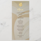 Moderne Kunst Chinese Bruiloft Menu (Voorkant)