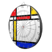 Moderne kunst dartbord (Voorkant Rechts)