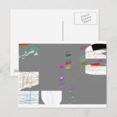 Moderne kunst door Roy Briefkaart (Voorkant / Achterkant)