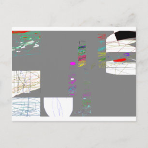 Moderne kunst door Roy Briefkaart