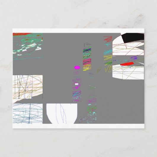 Moderne kunst door Roy Briefkaart (Voorkant)