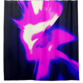 Moderne kunst douchegordijn (Voorkant)