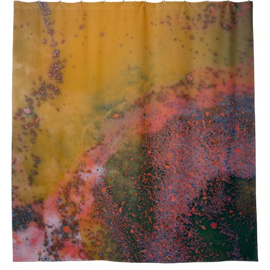 Moderne kunst douchegordijn (Voorkant)