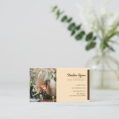 Moderne kunst en ambachten | Minimalistisch Visitekaartje (Staand voorkant)