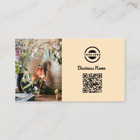 Moderne kunst en ambachten | Minimalistisch Visitekaartje (Achterkant)