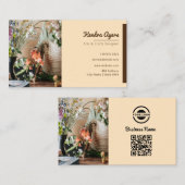 Moderne kunst en ambachten | Minimalistisch Visitekaartje (Voorkant / Achterkant)