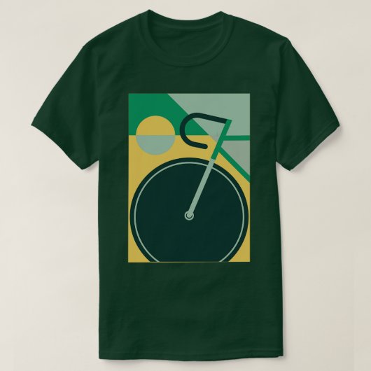Moderne Kunst Fietsen Grafisch 1 T-shirt (Design voorkant)