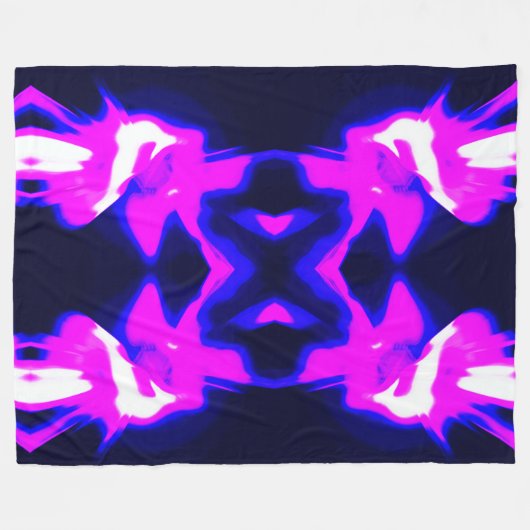 Moderne kunst fleece deken (Voorkant (Horizontaal))