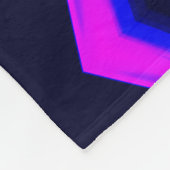 Moderne kunst fleece deken (Hoek)