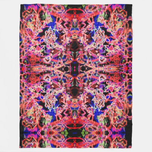 Moderne kunst fleece deken (Voorkant)