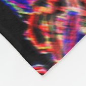 Moderne kunst fleece deken (Hoek)
