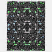 Moderne kunst fleece deken (Voorkant)