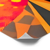 Moderne kunst | Gautama Boeddha Digitale Schilderi Poster (Hoek)