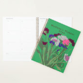 Moderne Kunst Gelukkige Kleurrijke Wildflower +Cus Planner (Display)