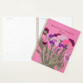 Moderne Kunst Gelukkige Kleurrijke Wildflower +Cus Planner (Display)