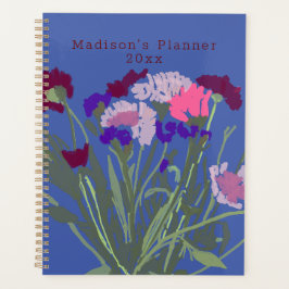 Moderne Kunst Gelukkige Kleurrijke Wildflower +Cus Planner
