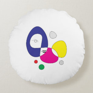 Moderne Kunst Gezicht Design Kussen