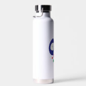Moderne kunst gezicht waterfles (Rechts)