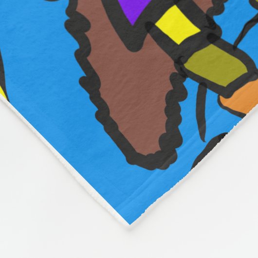 Moderne Kunst Gooi Deken (Hoek)