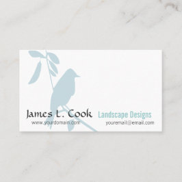 Moderne kunst grillige Blue Bird Professional Visitekaartje