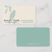 Moderne kunst grillige Blue Bird Professional Visitekaartje (Voorkant / Achterkant)