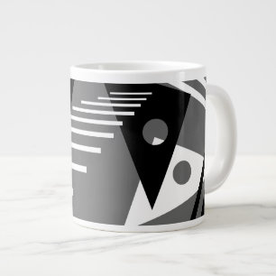 Moderne kunst grote koffiekop