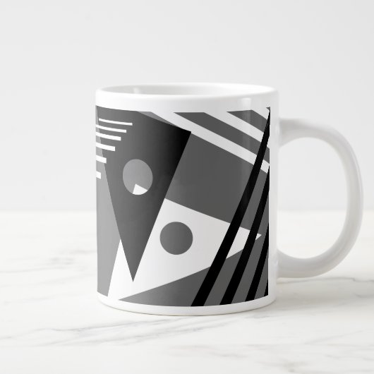 Moderne kunst grote koffiekop (Rechts)