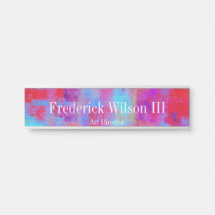 Moderne Kunst Hanging Desk Wall Door Cubical Sign Deurbordje