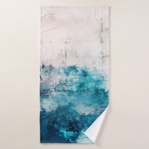 Moderne kunst. Kleurrijke hedendaagse kunst. Kleur Badhanddoek