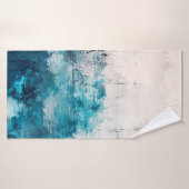 Moderne kunst. Kleurrijke hedendaagse kunst. Kleur Badhanddoek (Badhanddoek)