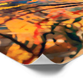 Moderne kunst. Kleurrijke hedendaagse kunst. Kleur Poster (Hoek)