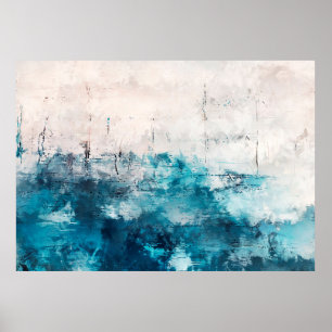 Moderne kunst. Kleurrijke hedendaagse kunst. Kleur Poster