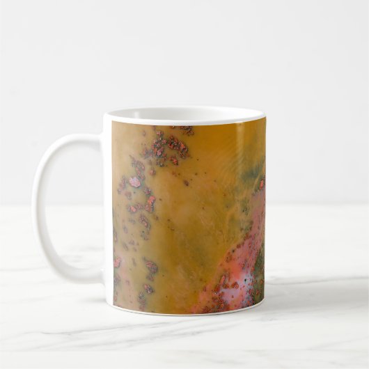 Moderne kunst koffiemok (Links)