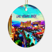 Moderne Kunst Las Vegas Keramisch Ornament (Links)