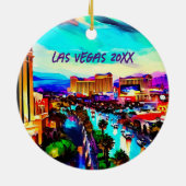 Moderne Kunst Las Vegas Keramisch Ornament (Achterkant)