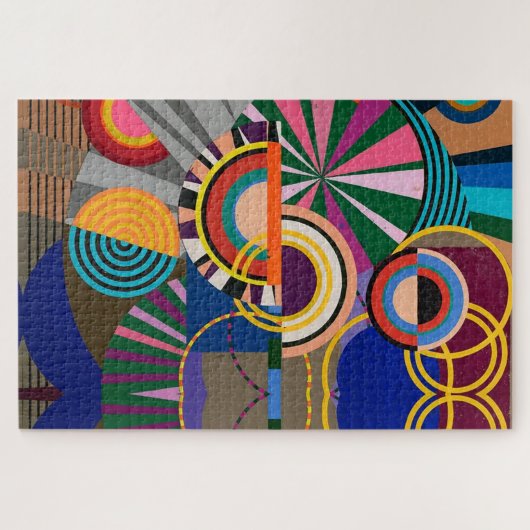 Moderne kunst legpuzzel (Horizontaal)