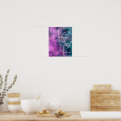 moderne kunst met chic love poster wall art (Keuken)