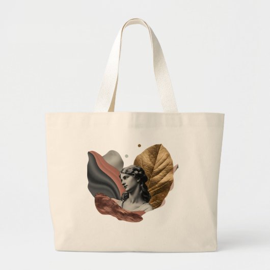 Moderne kunst met Tijdloze Genade van Venus Grote Tote Bag (Voorkant)